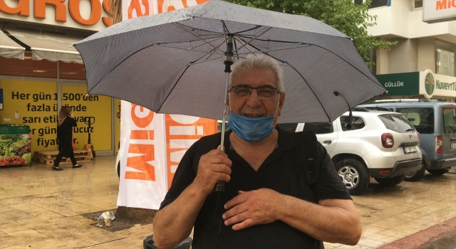 Antalya’da yağmur sevinci