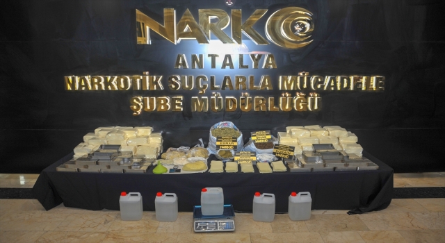 Antalya’da uyuşturucu operasyonunda 4 şüpheli yakalandı