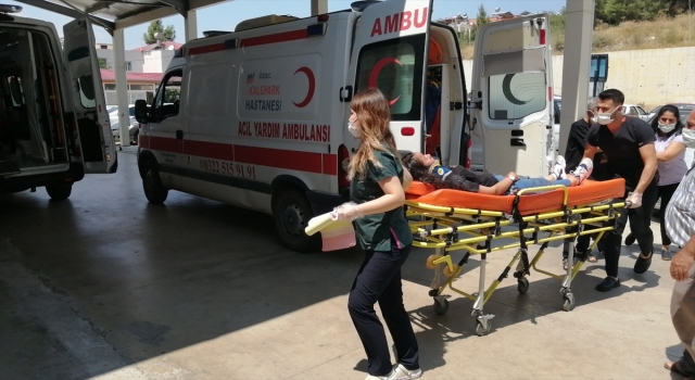 Adana’da trafik kazası : 2 yaralı
