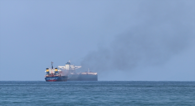 İskenderun Körfezi’nde bir gemide yangın çıktı