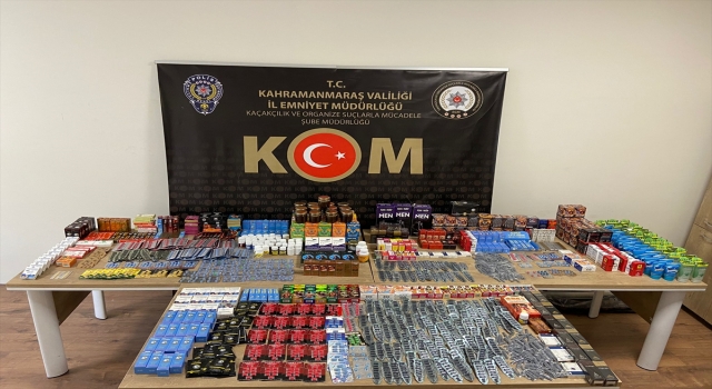 Kahramanmaraş’ta gümrük kaçağı cinsel uyarıcı hap ele geçirildi
