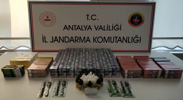 Antalya’da kaçak sigara operasyonu