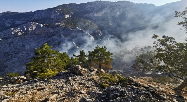Kahramanmaraş’ta ormanlık alanda çıkan yangın söndürüldü