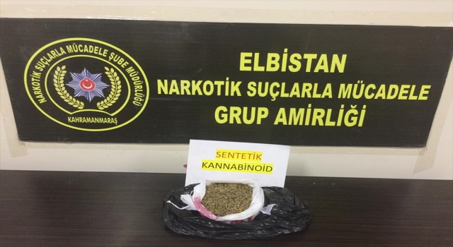 Kahramanmaraş’ta uyuşturucu operasyonunda 2 şüpheli tutuklandı