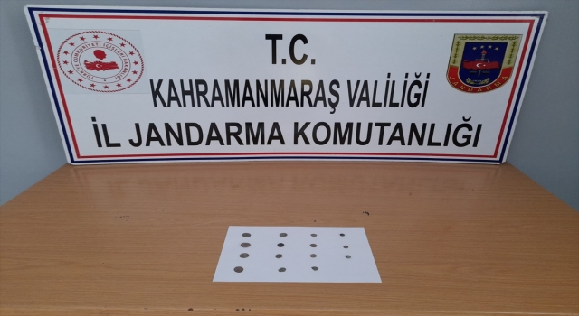 Kahramanmaraş’ta tarihi eser niteliği taşıdığı değerlendirilen 15 sikke ele geçirildi