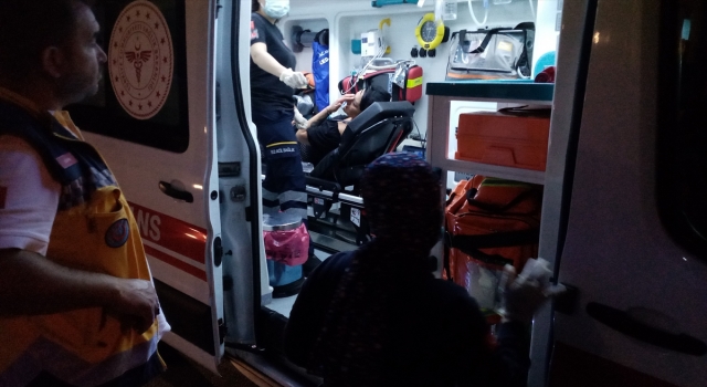 Adana’da darp edilen kadın hastaneye kaldırıldı