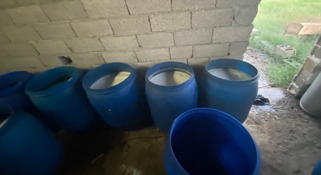 Adana’da 6 bin litre sahte içki ele geçirildi