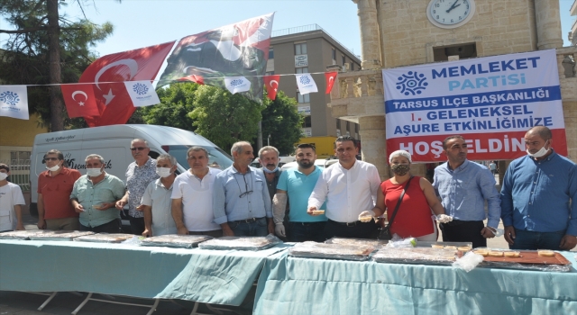 Memleket Partisi Tarsus’ta aşure dağıttı