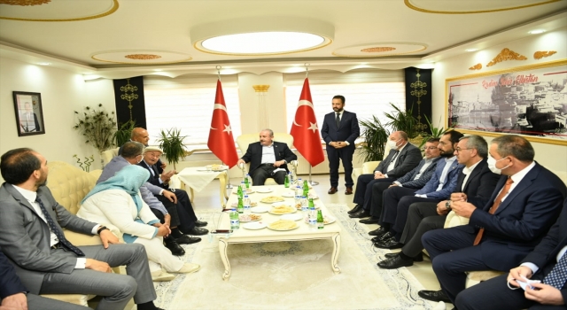 TBMM Başkanı Şentop, Kahramanmaraş’ta Elbistan Belediyesini ziyaret etti