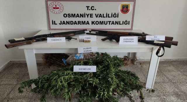 Osmaniye’de uyuşturucu operasyonu: 3 gözaltı