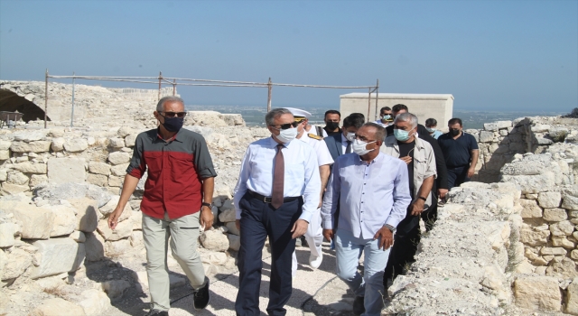 Mersin Valisi Ali İhsan Su, Silifke Kalesi’nde incelemede bulundu
