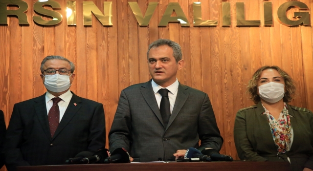 Milli Eğitim Bakanı Özer, ”Mersin İl Eğitim Değerlendirme Toplantısı”nın ardından açıklama yaptı: