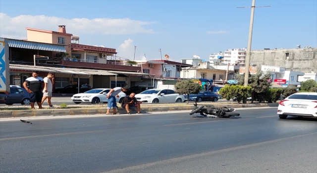 Mersin’de iki motosikletin çarpışması sonucu 3 kişi yaralandı