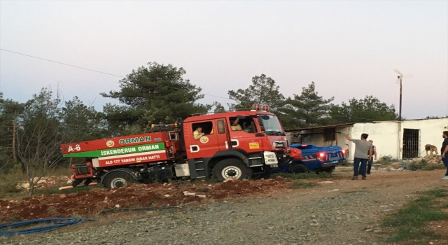 GÜNCELLEME Hatay’da çıkan orman yangını havadan ve karadan müdahaleyle kontrol altına alındı