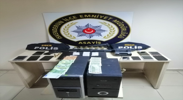 Hatay’da yasa dışı bahis operasyonunda 35 şüpheli yakalandı