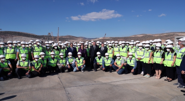 Cumhurbaşkanı Erdoğan, Akkuyu Nükleer Güç Santrali sahasında incelemede bulundu
