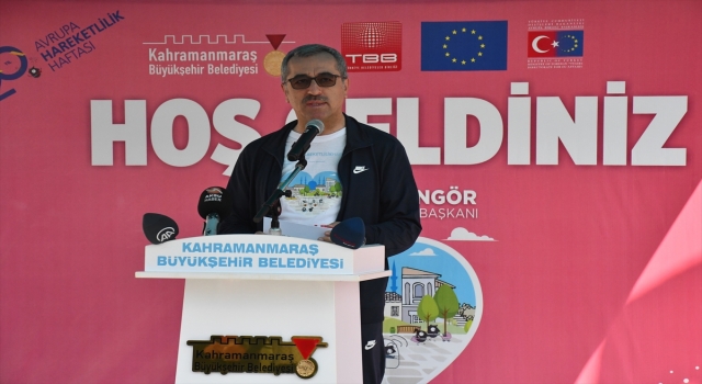 Kahramanmaraş’ta ”Avrupa Hareketlilik Haftası” etkinliği kapsamında pedal çevrildi