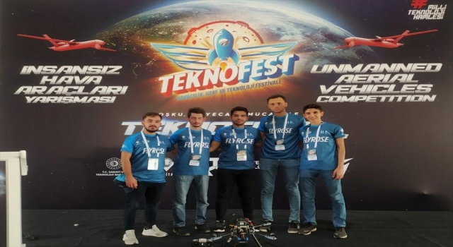 Isparta Uygulamalı Bilimler Üniversitesinin FLYROSE takımı, Teknofest’ten bronz madalyayla döndü