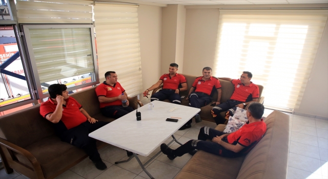 Mersin’in ”ateş savaşçıları” zorlu görevlerin üstesinden gelmenin gururunu yaşıyor