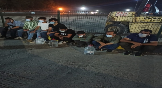 Mersin’de tır dorsesinde 8 düzensiz göçmen yakalandı