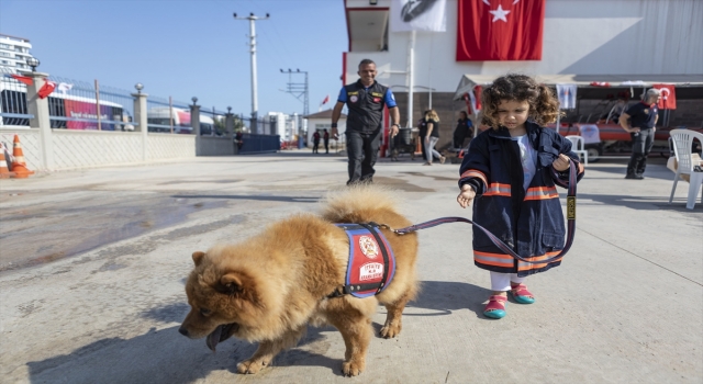 Mersin’de özel gereksinimli çocuklar, bir günlük itfaiyeci olma sevinci yaşadı