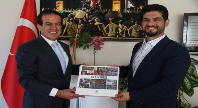 Antalya Ticaret Borsası Başkanı Ali Çandır’dan AA Antalya Bölge Müdürlüğüne ziyaret