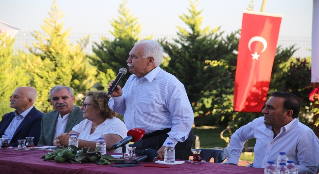 Vatan Partisi Genel Başkanı Perinçek, Adana’da konuştu: