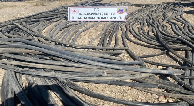 Afşin’de bakır kablo çalan zanlı tutuklandı