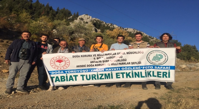 Akseki’de yaban hayatı gözlemleme etkinliği yapıldı