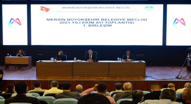 Mersin Büyükşehir Belediyesi ekim ayı meclis toplantısı yapıldı