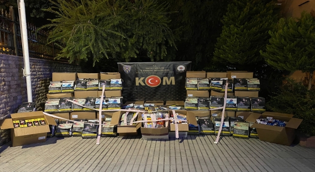 Hatay’da kaçakçılık operasyonunda tütün ve makaron ele geçirildi