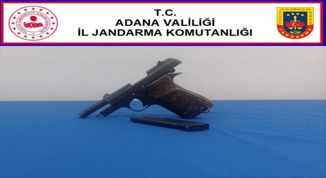 Adana’da ruhsatsız silah taşıyan kişi yakalandı