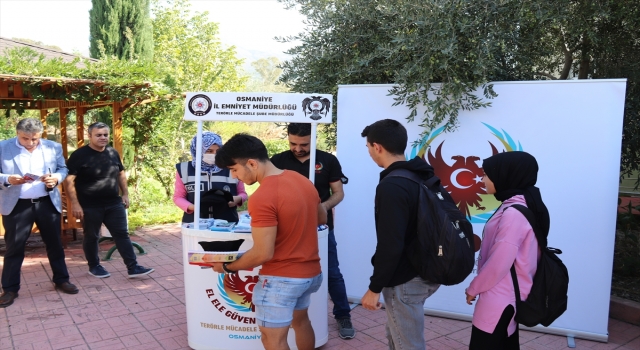 Osmaniye’de üniversite öğrencileri terör örgütlerine karşı bilgilendirildi