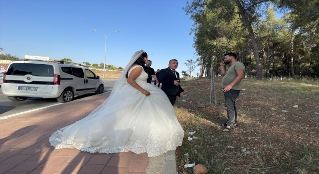 Adana’da düğün öncesi fotoğraf çekimi yaptıran çiftin araçtaki altınları çalındı