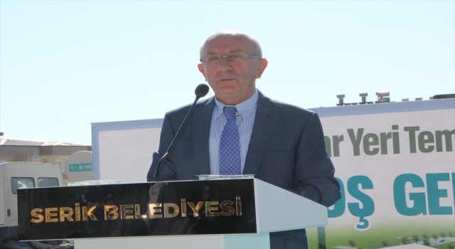Serik’te Akçaalan pazar yerinin temeli atıldı