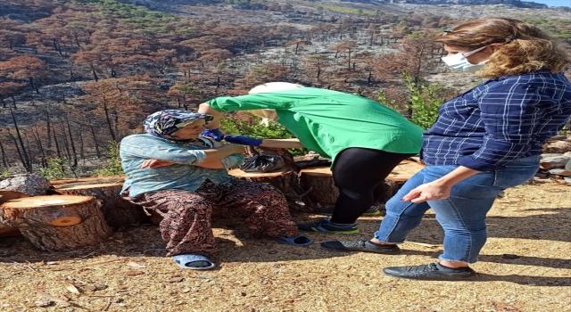 Manavgat’taki afetzedeler sağlık taramasından geçirildi