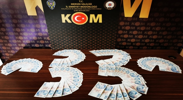 Mersin’de sahte para taşıyan 2 kişi gözaltına alındı