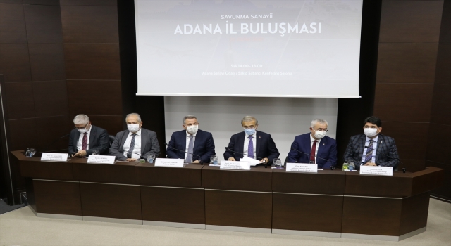 Savunma Sanayii Başkanı Demir, Adana’da sanayicilerle buluştu: