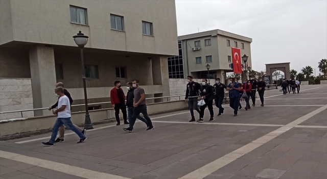 Osmaniye’de uyuşturucu operasyonunda yakalanan 18 zanlıdan 7’si tutuklandı