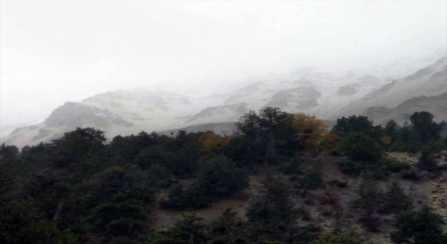 Antalya’nın yüksek kesimlerine kar yağdı