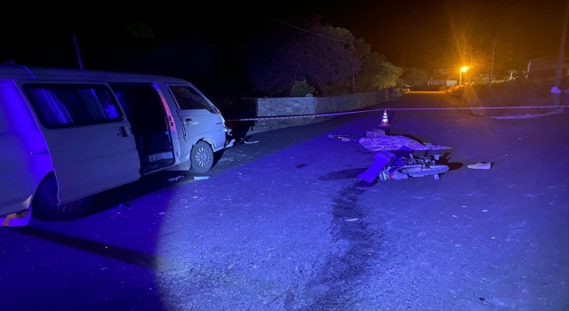 Isparta’da minibüsle çarpışan motosikletin sürücüsü öldü