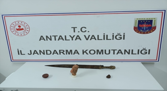 Antalya’da tarihi eser operasyonunda 1 şüpheli yakalandı