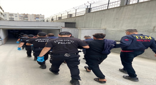 Mersin’de terör örgütü DEAŞ operasyonunda 14 şüpheli yakalandı