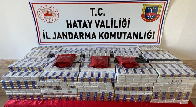 Hatay’da kaçak sigara ve tütün ele geçirildi
