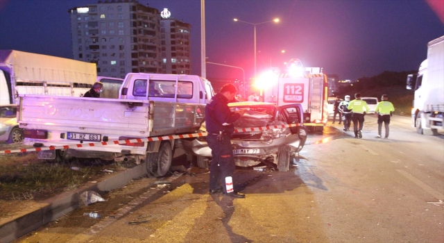 Hatay’da meydana gelen trafik kazasında 7 kişi yaralandı