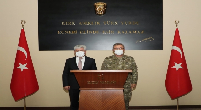 6. Kolordu Komutanı Korgeneral Tokel, Vali Doğan’ı ziyaret etti