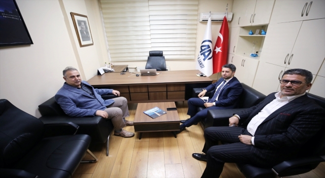AK Parti Adana İl Başkanı Ay’dan, AA Adana Bölge Müdürü Firik’e ziyaret