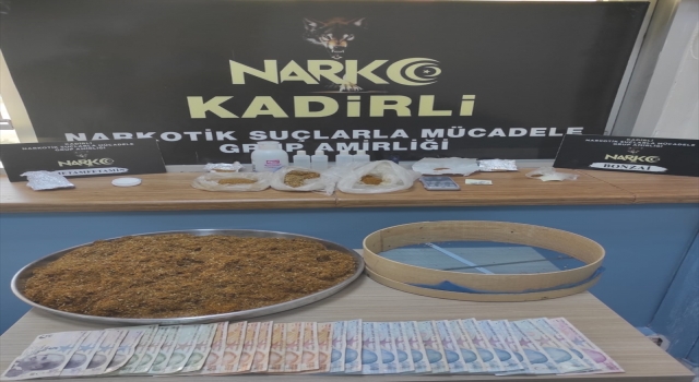 Osmaniye’de narkotik ve asayiş uygulamalarında yakalanan 3 zanlı tutuklandı