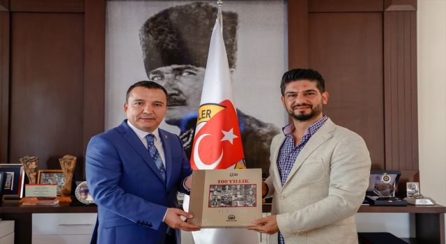 AA Antalya Bölge Müdürü Yıldırım, AGC Başkanı Taş’ı ziyaret etti