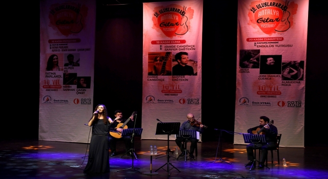 10. Uluslararası Antalya Gitar Festivali sanatseverlerle buluştu